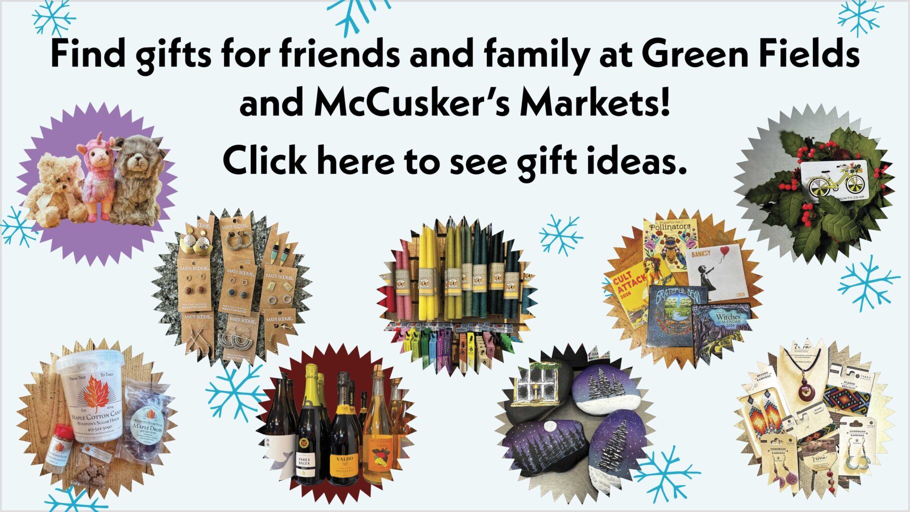 Click here to see gift ideas from both our stores.